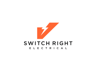 Switch Right Electrical  logo design by logitec