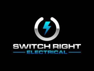 Switch Right Electrical  logo design by hidro
