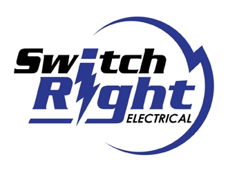 Switch Right Electrical  logo design by MAXR