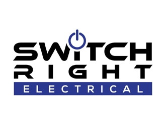 Switch Right Electrical  logo design by MAXR