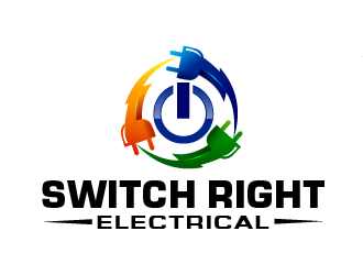 Switch Right Electrical  logo design by THOR_