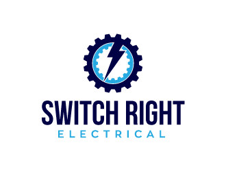 Switch Right Electrical  logo design by PRN123