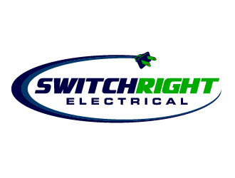 Switch Right Electrical  logo design by PRN123