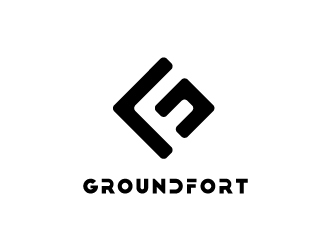 GROUNDFORT logo design by Mbelgedez