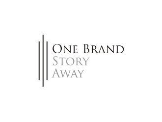 One Brand Story Away logo design by enilno