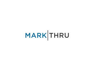 Mark Thru logo design by logitec