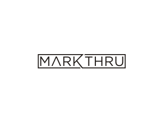 Mark Thru logo design by blessings