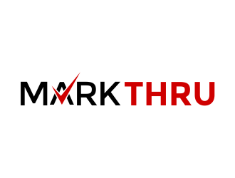 Mark Thru logo design by Girly