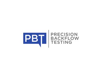 Precision Backflow Testing logo design by johana