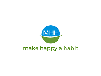 Make happy a habit logo design by kurnia