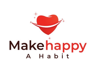 Make happy a habit logo design by LogoQueen