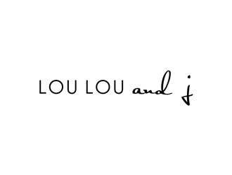 Lou Lou and J logo design by ndaru