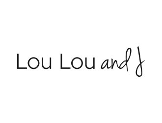 Lou Lou and J logo design by lexipej