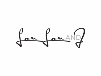 Lou Lou and J logo design by luckyprasetyo