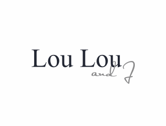 Lou Lou and J logo design by santrie