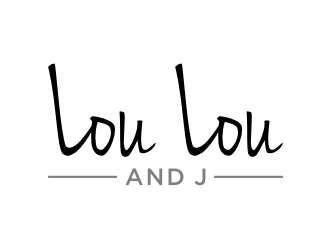 Lou Lou and J logo design by nurul_rizkon