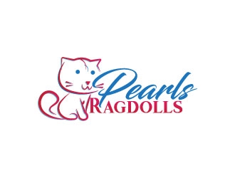 Pearls Ragdolls logo design by Erasedink