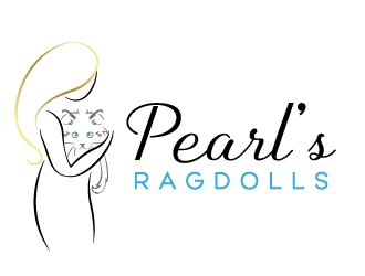 Pearls Ragdolls logo design by MonkDesign