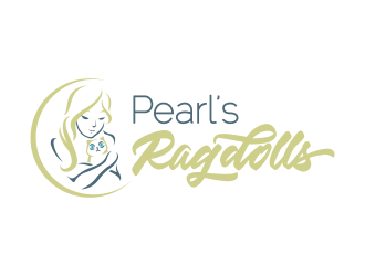 Pearls Ragdolls logo design by Episkey