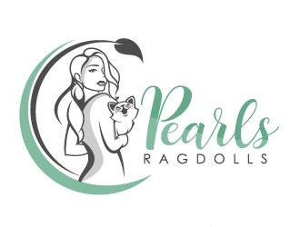 Pearls Ragdolls logo design by Suvendu
