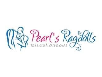 Pearls Ragdolls logo design by Obaidulkhan