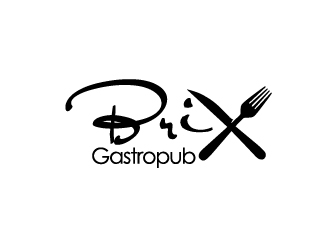 Brix Gastropub logo design by Marianne