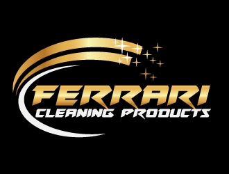 Ferrari Cleaning Products logo design by ElonStark