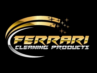 Ferrari Cleaning Products logo design by ElonStark