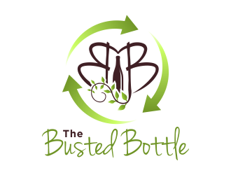 The Busted Bottle logo design by done