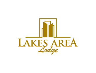 Lakes Area Lodge logo design by enzidesign