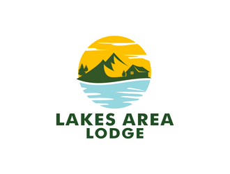 Lakes Area Lodge logo design by enzidesign
