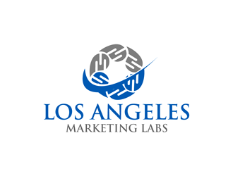 Los Angeles Marketing Labs logo design by enzidesign