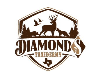 Diamond S Taxidermy  logo design by jaize