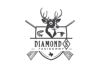 Diamond S Taxidermy  logo design by graphica