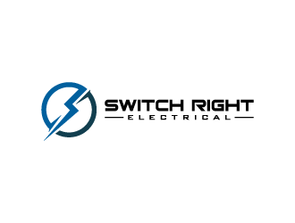 Switch Right Electrical  logo design by pencilhand