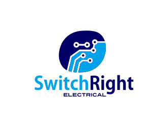 Switch Right Electrical  logo design by AisRafa
