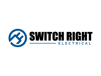 Switch Right Electrical  logo design by spiritz