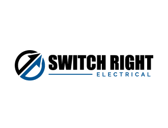 Switch Right Electrical  logo design by spiritz