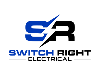 Switch Right Electrical  logo design by lexipej