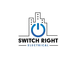Switch Right Electrical  logo design by opi11