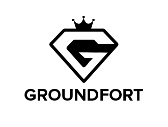 GROUNDFORT logo design by BeDesign