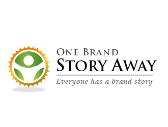 One Brand Story Away logo design by Loregraphic