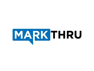 Mark Thru logo design by labo