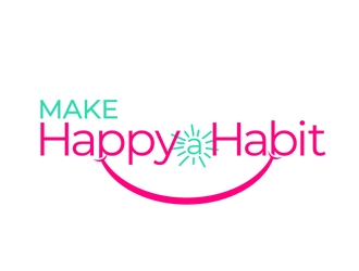Make happy a habit logo design by Roma