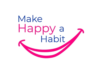 Make happy a habit logo design by Roma