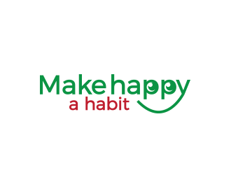 Make happy a habit logo design by AdenDesign