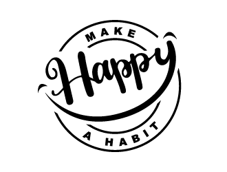 Make happy a habit logo design by firstmove