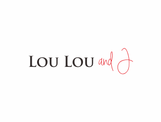 Lou Lou and J logo design by afra_art