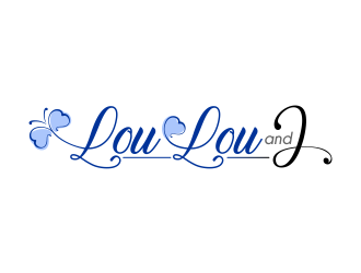 Lou Lou and J logo design by andriandesain