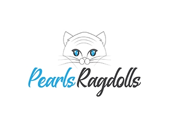 Pearls Ragdolls logo design by zubi